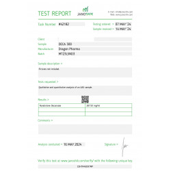 Deca 300 Lab Test Results