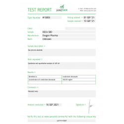 Deca 500 Lab Test Results