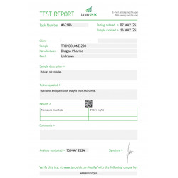Trenbolone 200 Lab Test Results