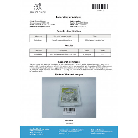 Accutane 20mg Lab Test Results